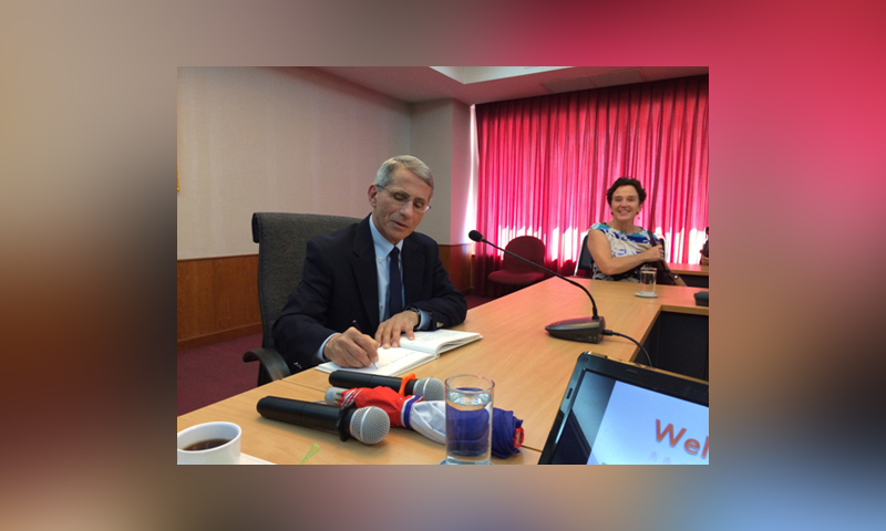 Prince Mahidol Award Laureate, Dr. Anthony Fauci visited TRC-ARC